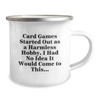 Funny Card Games Camping Mug Gifts from Friends for Card Game Enthusiasts This Christmas