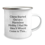 Funny Chess Gift for Men from Family - Camping Mug for Chess Players on Valentine's Unique Ideas - Image 2