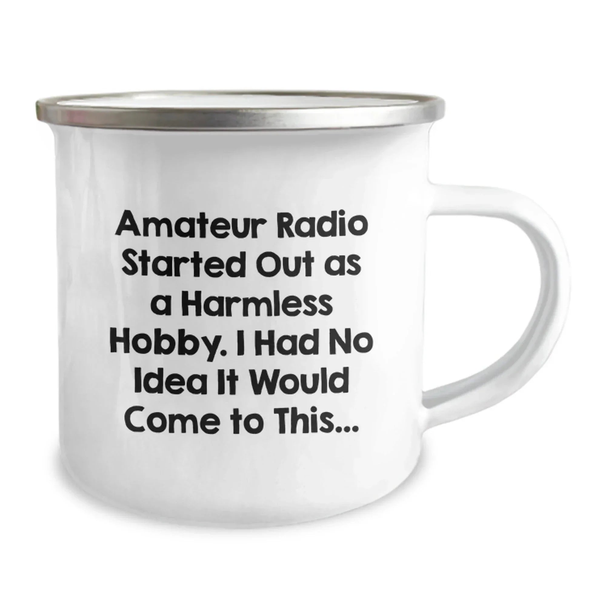Funny Amateur Radio Christmas Unique Gifts from Friends to Amateur Radio Enthusiasts, Unique Camping Mug with Inspirational Quote, Perfect for Christmas Unique Gifts