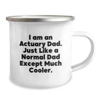 Funny Actuary Gifts for Actuary Dad - Christmas Unique Gifts from Family - Actuary Camping Mug Men