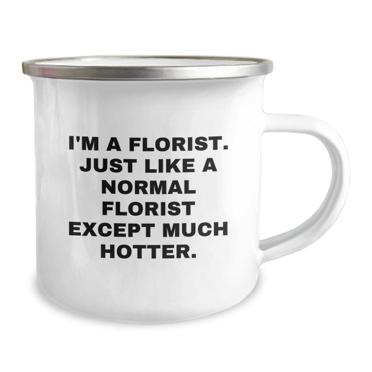 Florist Gift for Him - A Witty Keepsake Camping Mug for Men - Image 2