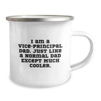 Funny Vice-principal Gifts from Dad, Vice-principal Dad Camping Mug, Christmas Unique Gifts for Vice-principal Dad