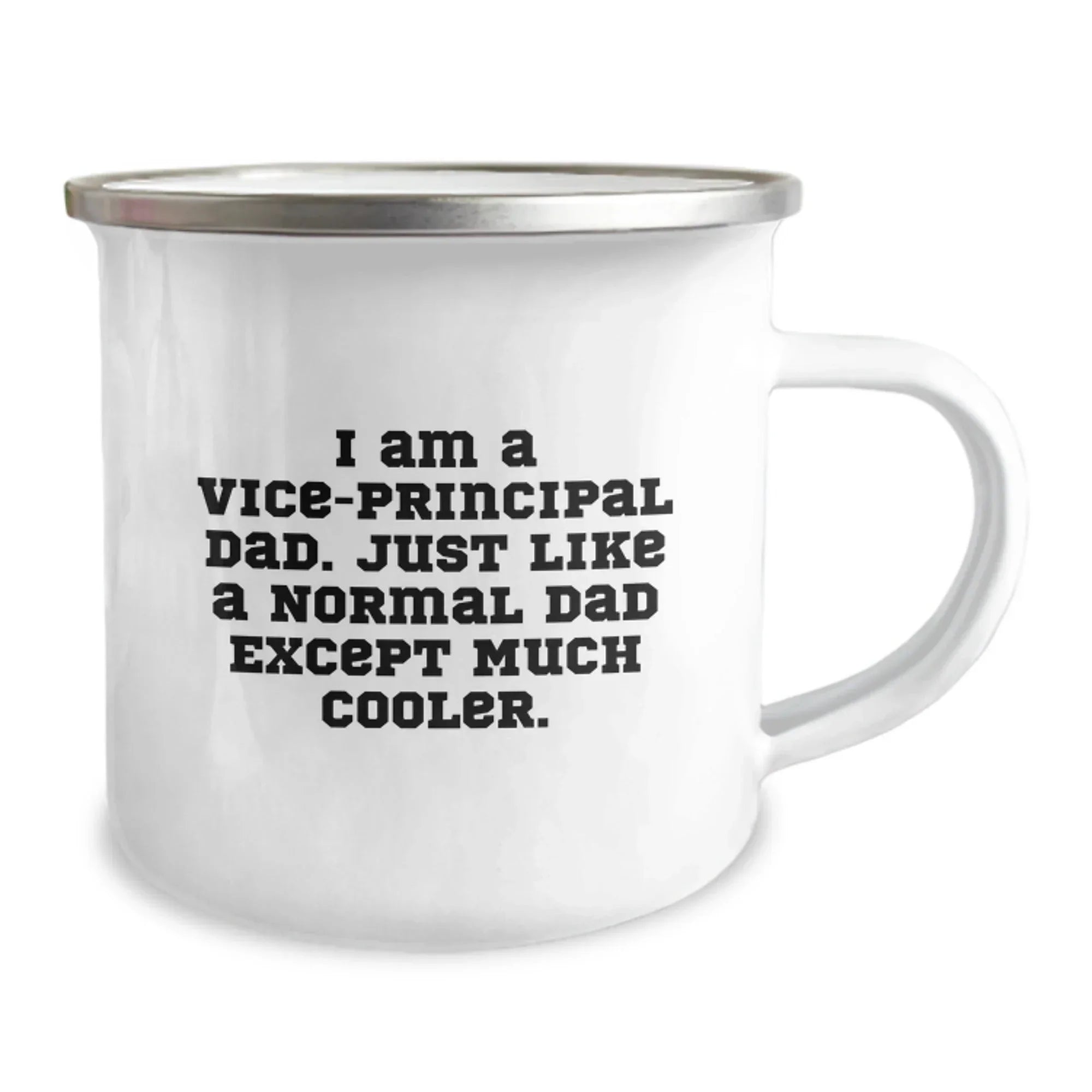 Funny Vice-principal Gifts from Dad, Vice-principal Dad Camping Mug, Christmas Unique Gifts for Vice-principal Dad