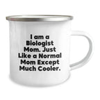 Funny Biologist Mom Christmas Camping Mug Gifts from Friends to Family