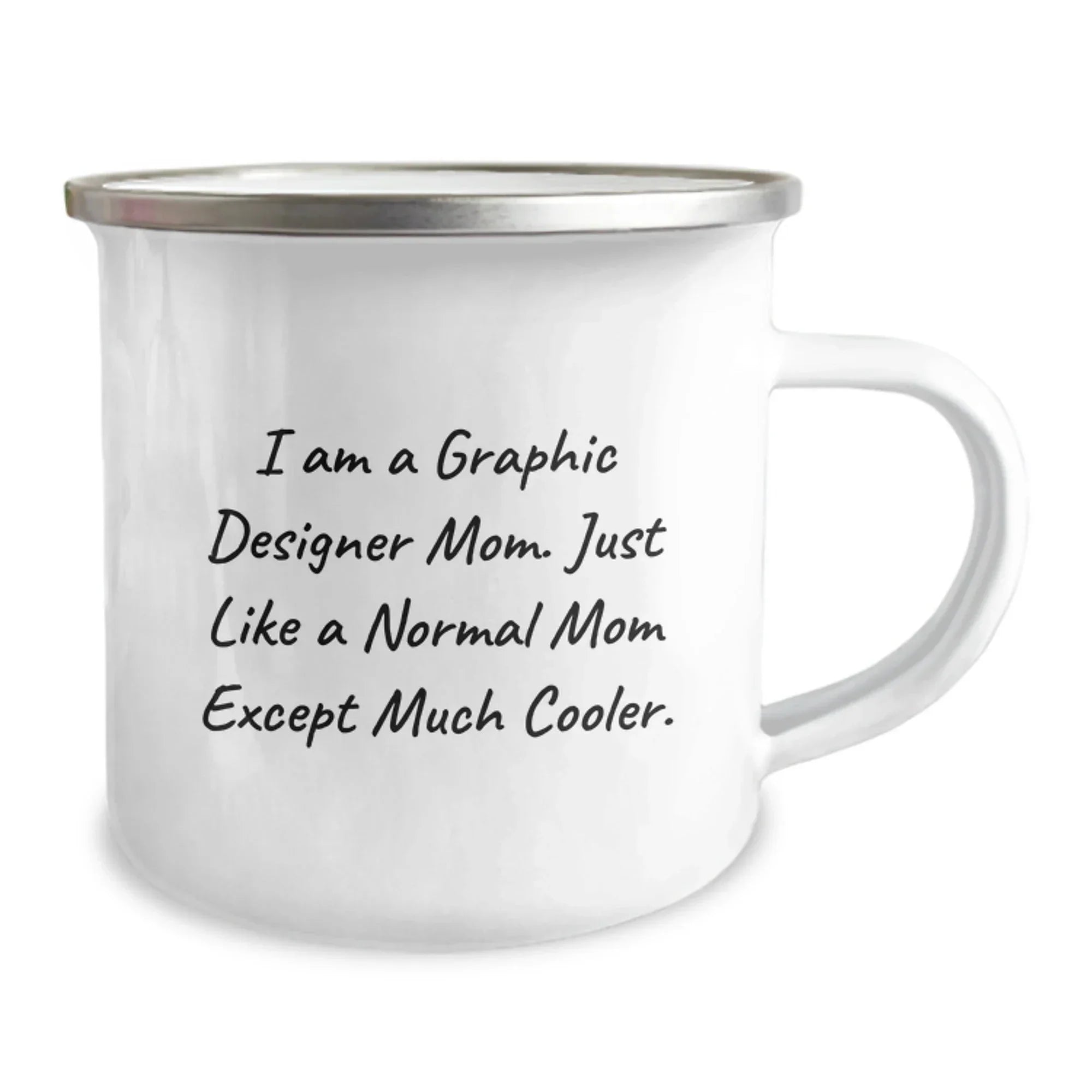 Gifts from Friends for Graphic Designer Moms - Funny Camping Mug, I Am A Graphic Designer Mom, Birthday Unique Gifts