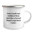 Funny Landscape Architect Mom Gifts from Family to Daughter for Christmas Unique Camping Mug