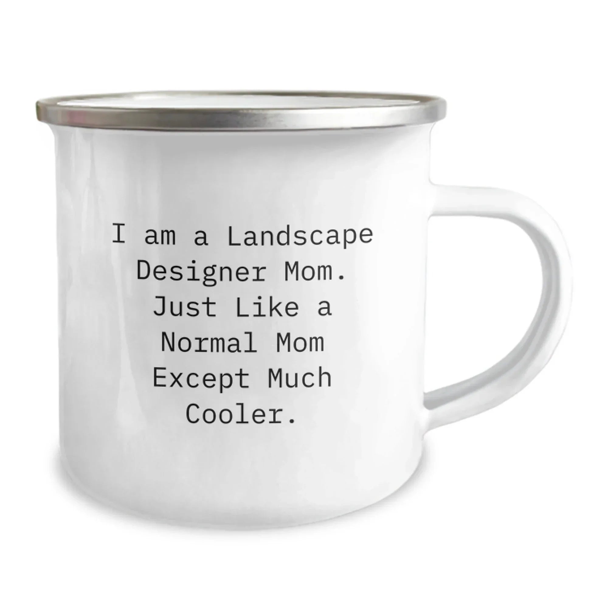 Landscape Designer Mom Gifts from Friends, Funny Camping Mug for Birthday 'I Am A Landscape Designer Mom'