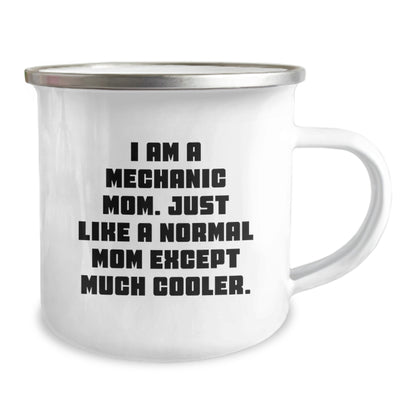 Mechanic Gifts from Mom, Funny Mechanic Mom Gifts for Mechanic Friends, Camping Mug for Graduation - Image 2