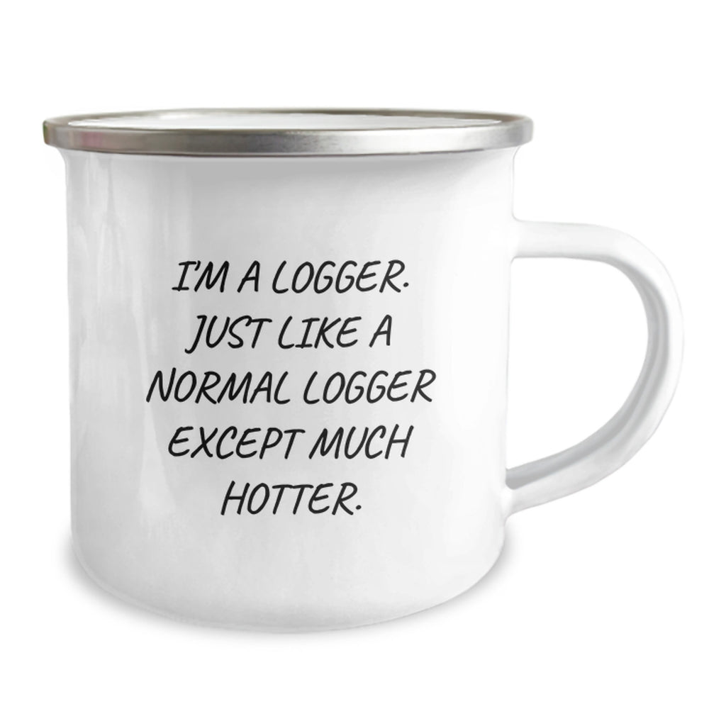 Logger for Him - Humorous Camping Mug Keepsake - A Festive Gift - Image 2