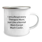 Funny Respiratory Therapist Mom Gifts for Christmas Unique Camping Mug Friends Family