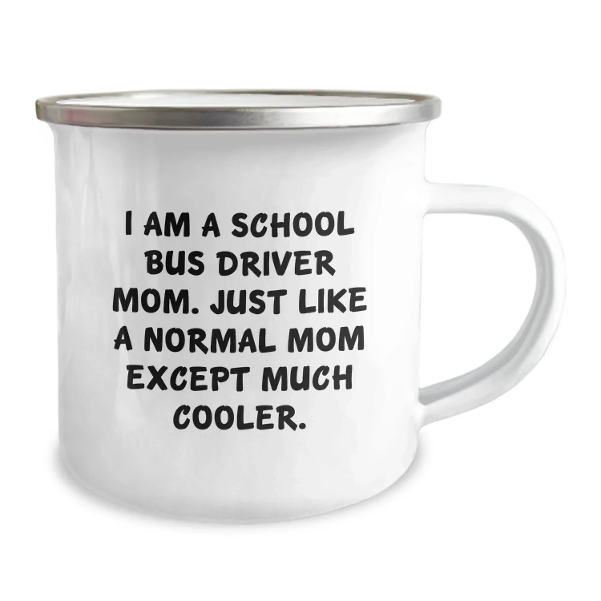 School Bus Driver Mom Gifts, Funny Camping Mug for School Bus Driver Friends and Family, 'I Am A School Bus Driver Mom' Graduation Unique Gifts from Mom