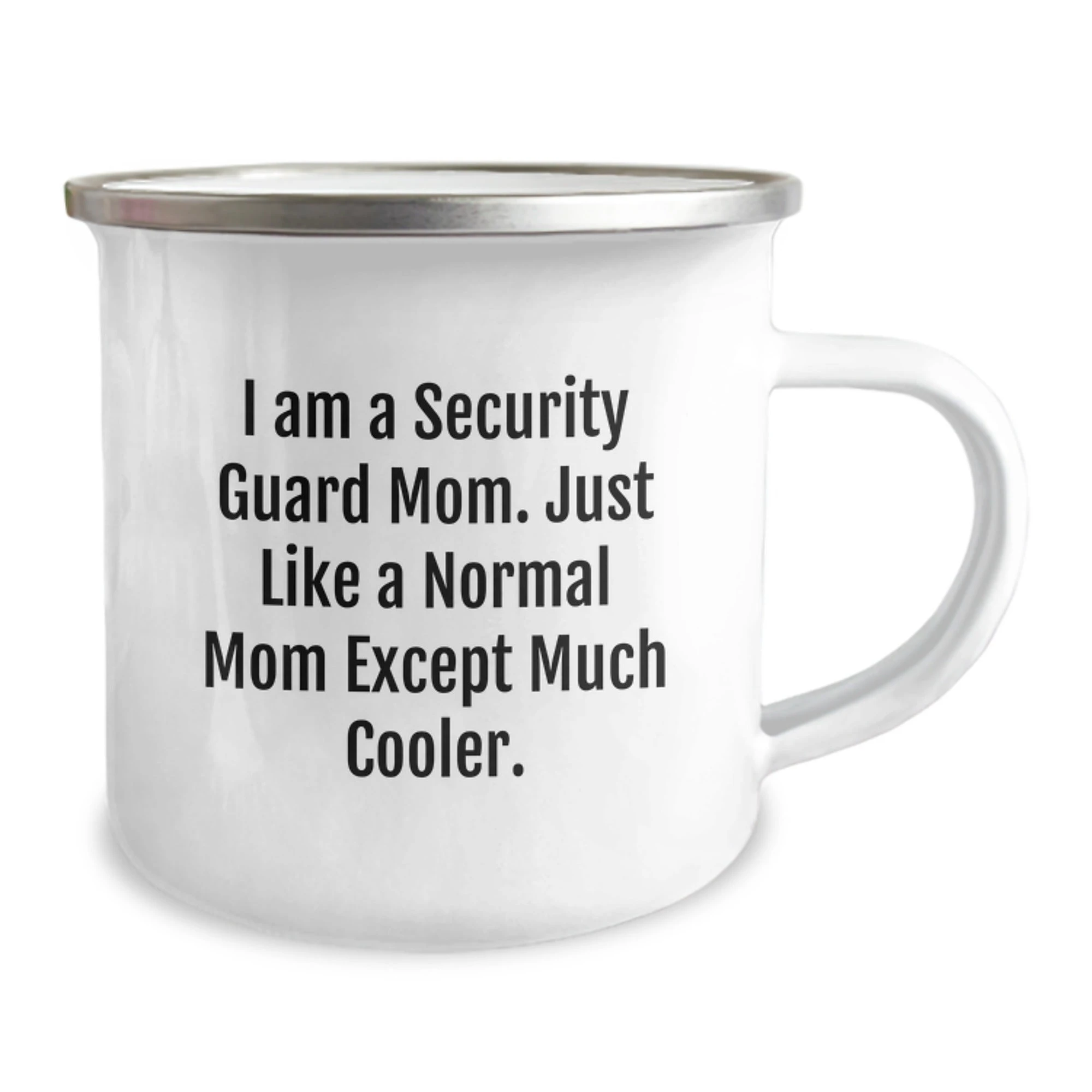 Funny Security Guard Mom Christmas Camping Mug Gifts from Family, for Security Guard Men, Unique Holiday Unique Gifts