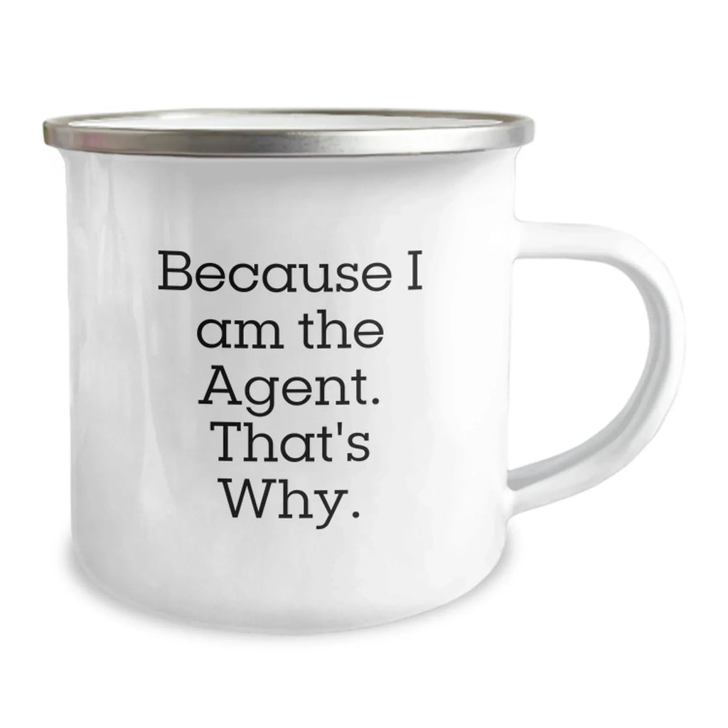 Funny Agent Christmas Unique Gifts from Family to Agent Friends - The Agent Camping Mug, Unique Christmas Unique Gifts for Agent Men, Women, Coworkers