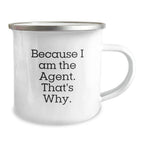 Funny Agent Christmas Unique Gifts from Family to Agent Friends - The Agent Camping Mug, Unique Christmas Unique Gifts for Agent Men, Women, Coworkers