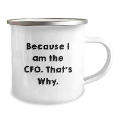 Funny CFO Gifts, Because I Am The Cfo. That's Why., Birthday Unique Gifts for Men, Women, Coworkers, Friends, and Family - Image 2