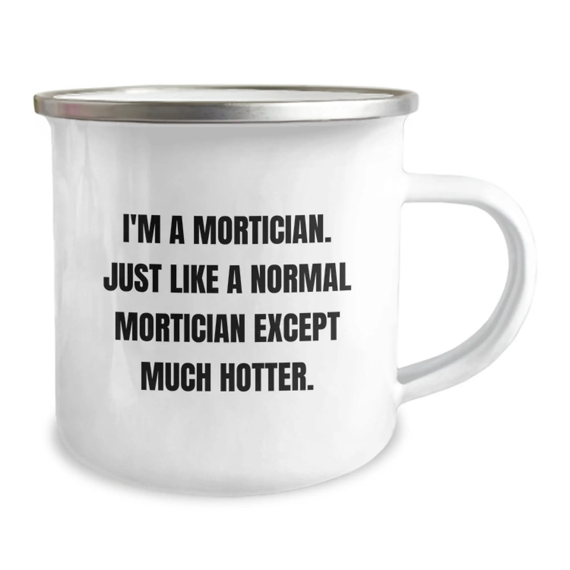 Funny Mortician Gifts for Mortician Friends, Mortician Unique Graduation Gifts from Family to Mortician Men, Camping Mug for Mortician - Image 2