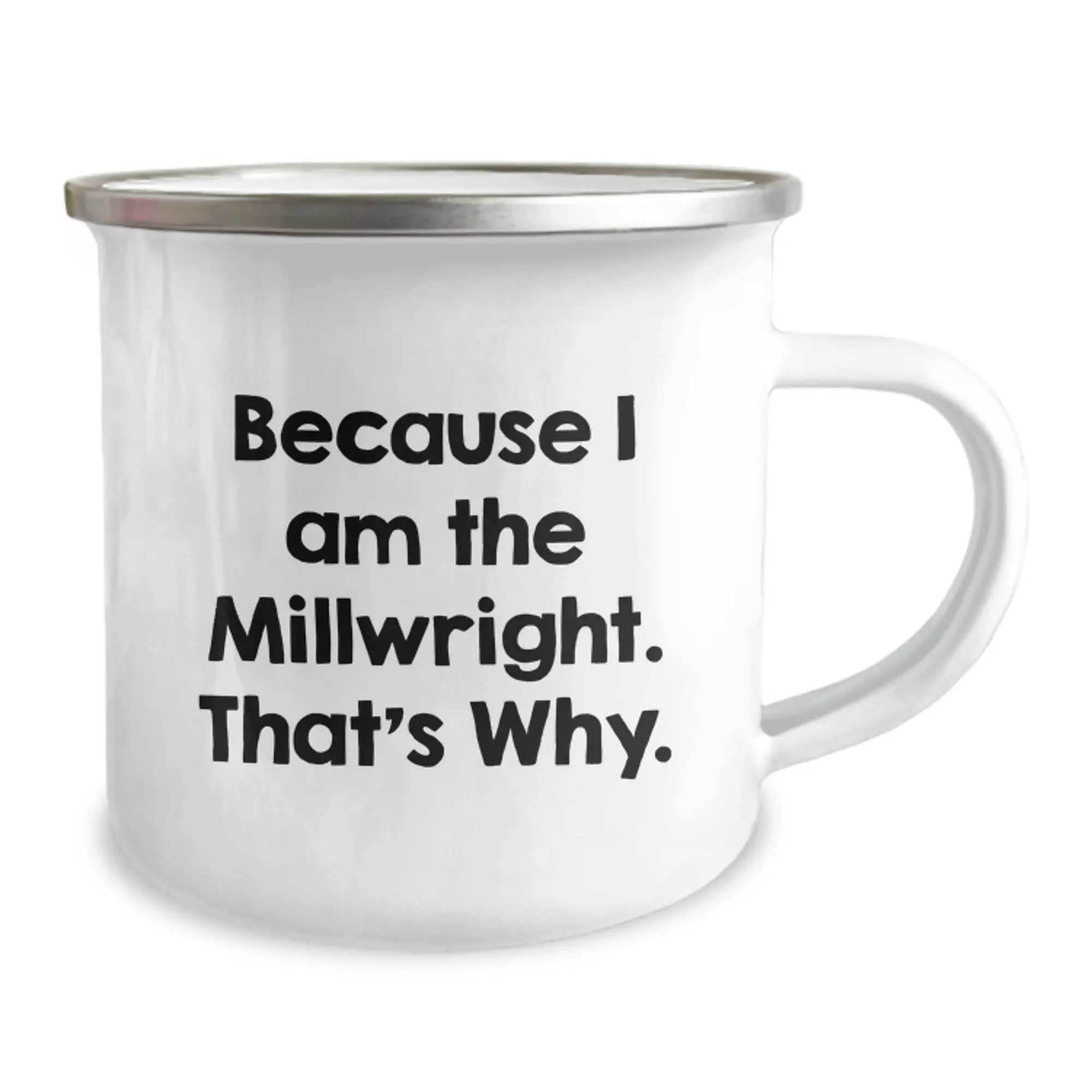 Unique Gifts for Millwright Men, Funny Millwright Camping Mug, Birthday Unique Gifts from Friends for Millwright - Image 2