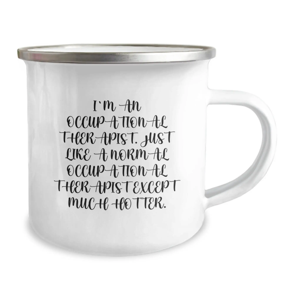 Funny Occupational Therapist Camping Mug Gifts from Friends for Birthday Unique - Image 2