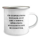 Funny Operations Manager Gifts for Men - Hot and Awesome Camping Mug, Perfect Birthday Unique Gifts from Friend to Operations Manager - Image 2