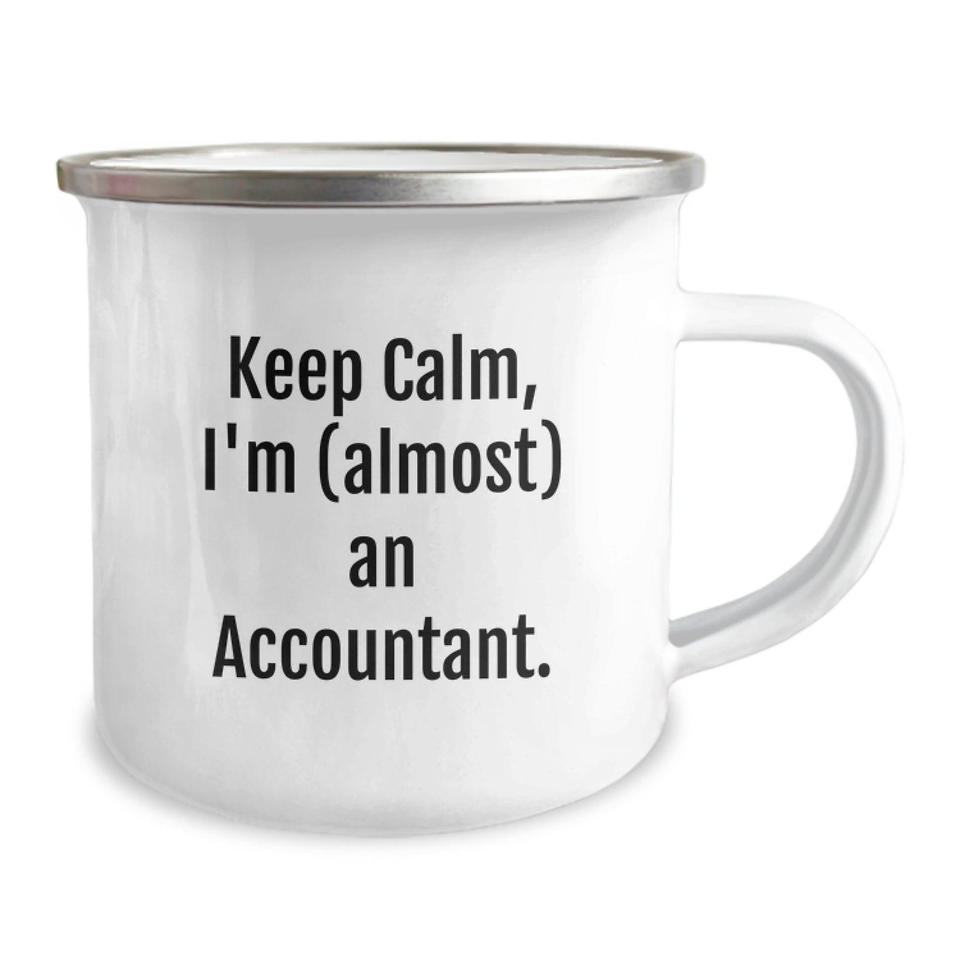Funny Accountant Gifts for Men from Friends - Keep Calm I'm almost an Accountant Christmas Unique Gift for Accountant - Image 2