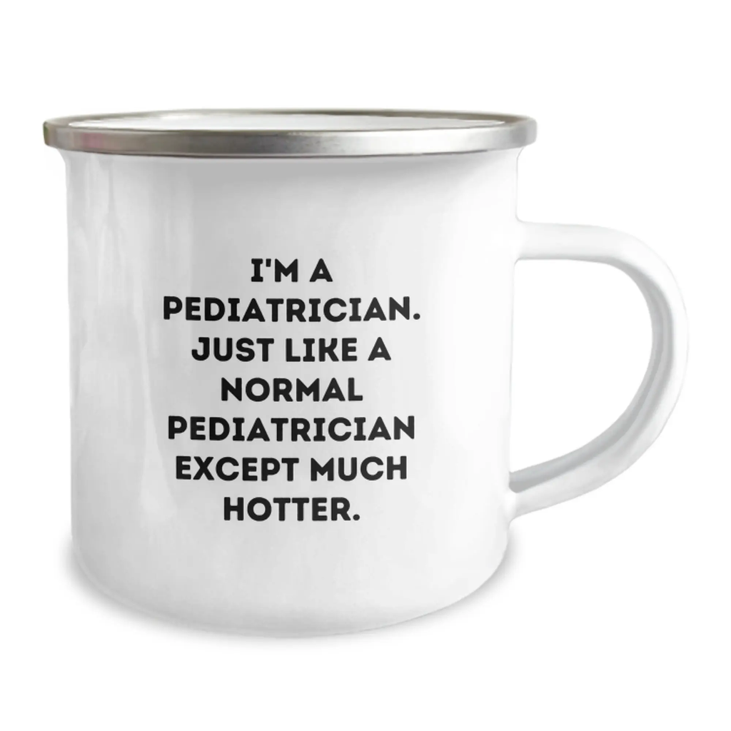 Funny Pediatrician Gifts from Friends - I'm A Pediatrician Mugs for Men, Women, Coworkers, Family - Camping Mug for Graduation Unique Gifts - Image 2
