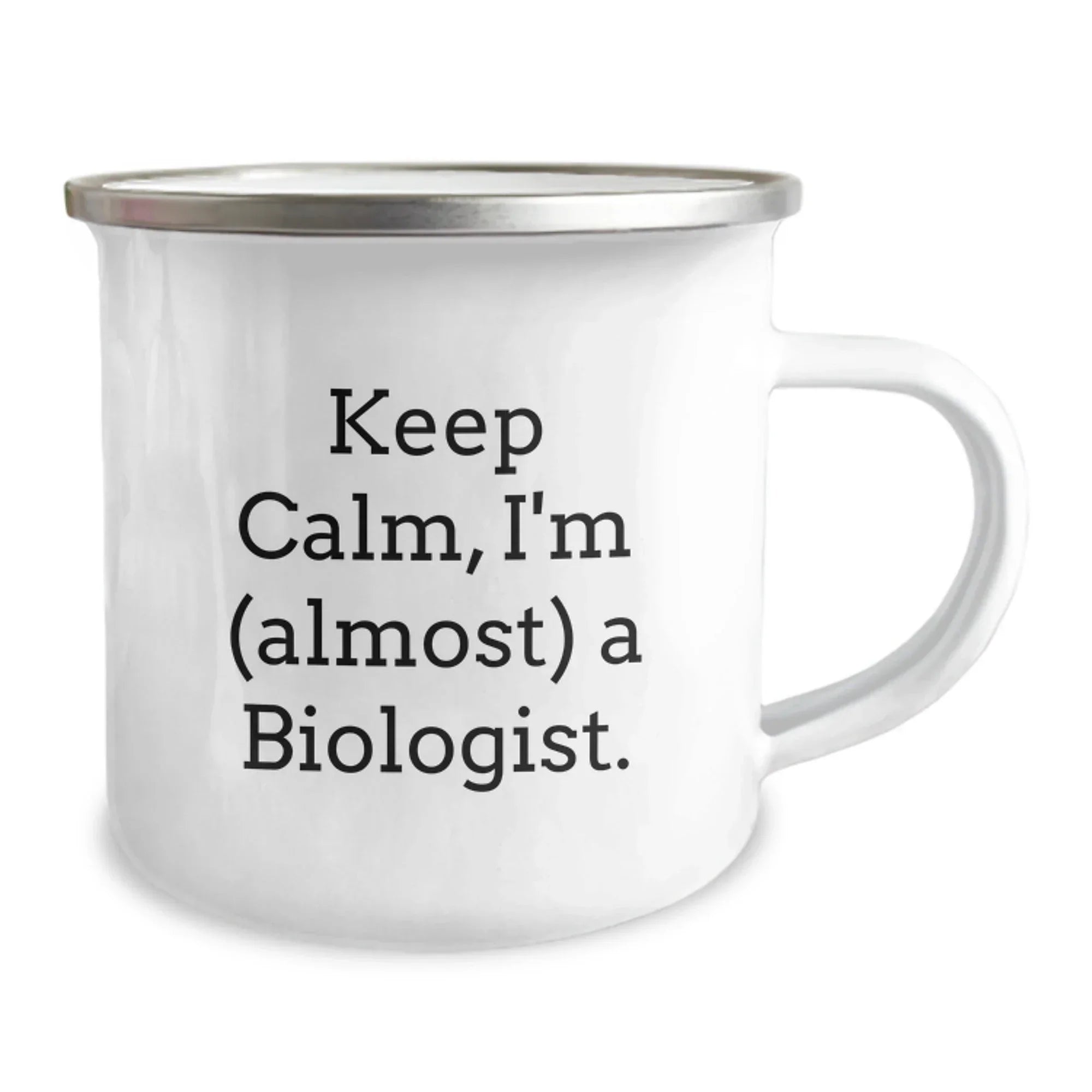 Funny Biologist Gifts, Keep Calm I'm (almost) A Biologist., Christmas Unique Biologist Mugs for Men Women Friends Family