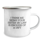 Sister-in-law Keepsake Camping Mug Birthday Gift for Him - Image 2