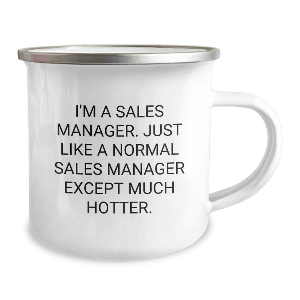 Christmas Gift for Her Humorous Sales Manager Camping Mug Present - Image 2