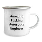 Funny Aerospace Engineer Gifts for Men - Amazing F--king Aerospace Engineer Camping Mug, Christmas Unique Gifts from Friends