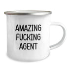 Funny Agent Camping Mug Gifts from Men to Agent Friends Christmas Unique Presents
