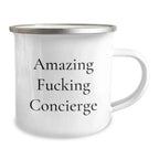 Concierge Camping Mug Gifts from Friends and Family - Funny Quote for Concierge Lovers, Christmas Unique Gifts