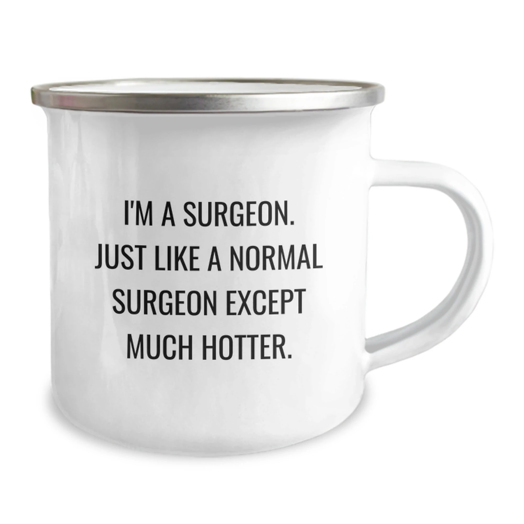 Cute Surgeon Gifts for Mom, Funny Camping Mug from Friends, Unique Mother's Day Presents for Surgeon Women - Image 2