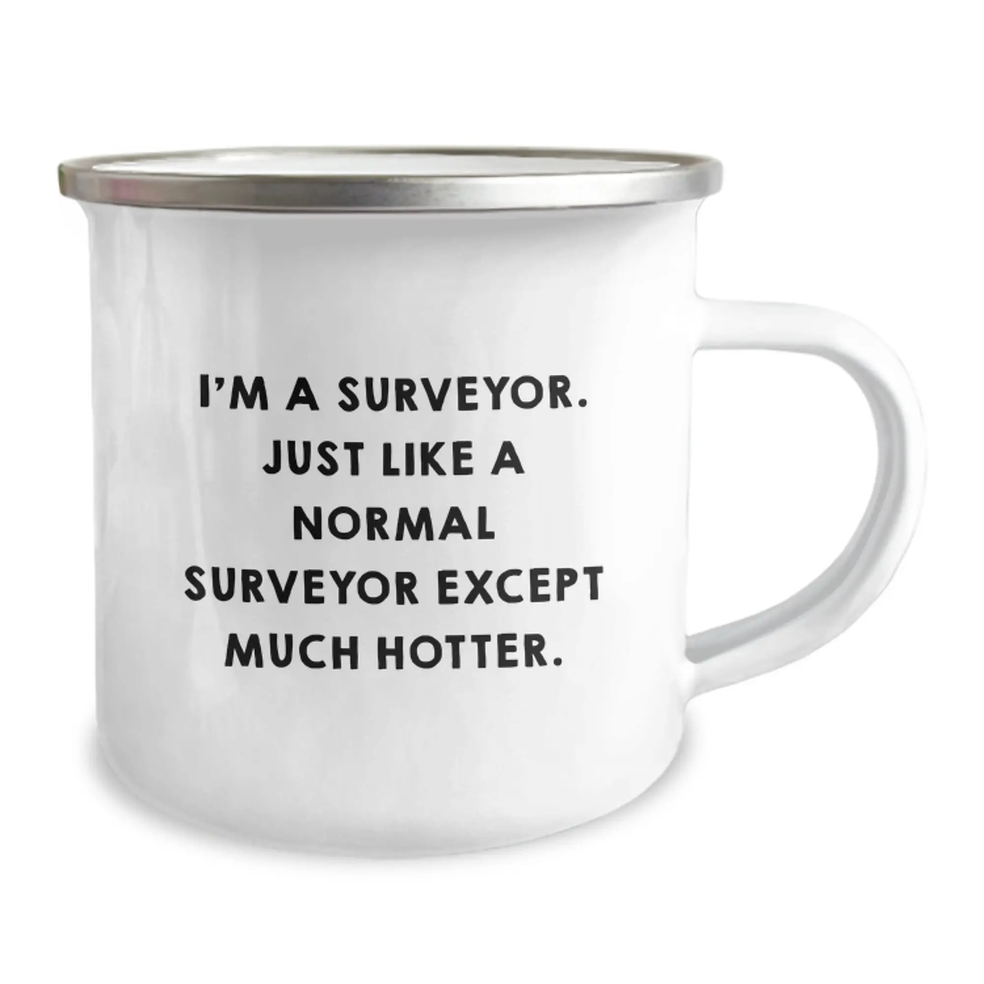 Funny Surveyor Gift for Men - Camping Mug - Perfect Unique Graduation Unique Gifts from Friends or Family for Surveyor Enthusiasts - Image 2