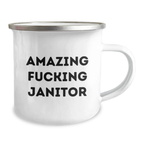 Funny Janitor Gifts from Men Valentine's Unique Camping Mug Amazing - Image 2