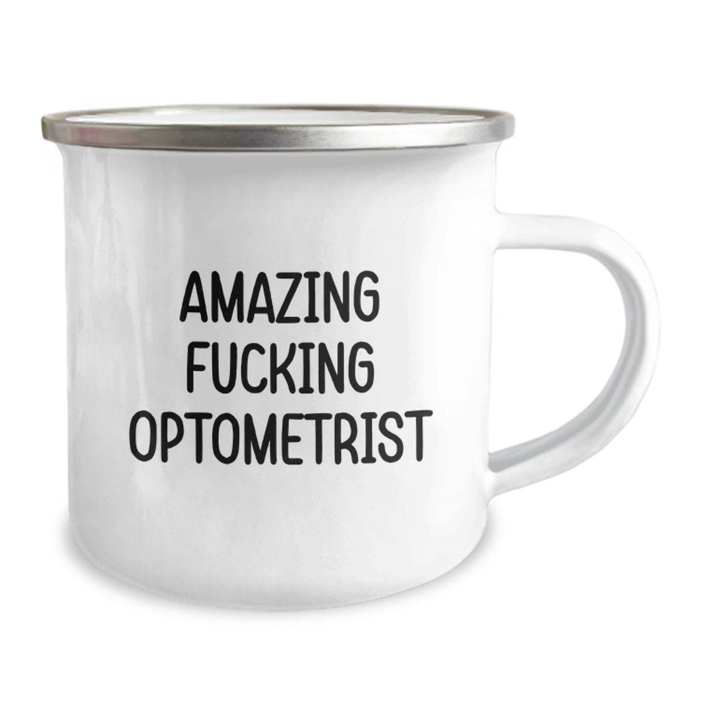 Funny Optometrist Gifts from Men to Friends - Amazing F--king Optometrist Christmas Unique Mugs for Camping - Image 2