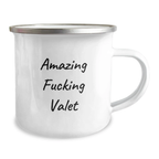 Funny Valet Gifts For Men Valentine's Unique Camping Mugs, Gifts from Men to Valet, Valentine's Fun Mugs for Valets, Valet Lover Gifts - Image 2