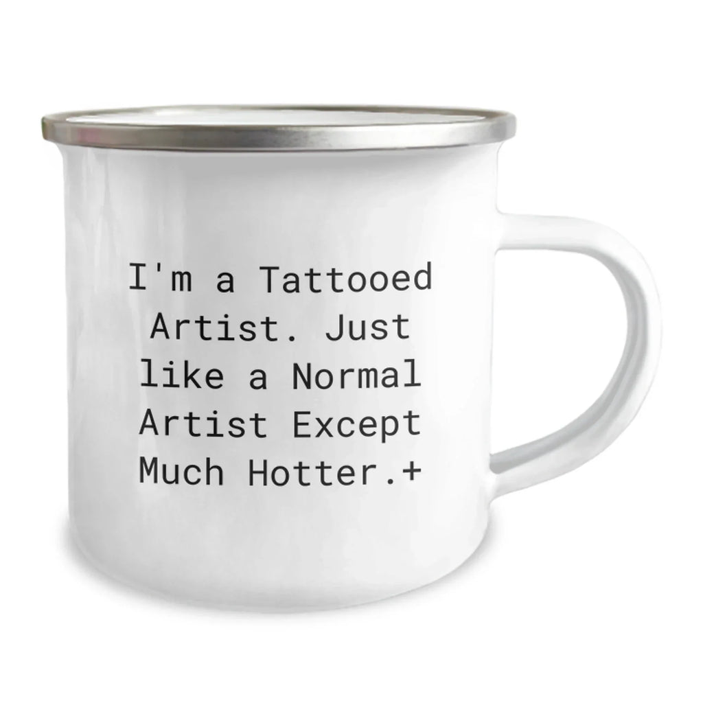 Funny Artistic Gifts for Artist Friends from Men Women Coworkers Family - 'I'm A Tattooed Artist' Christmas Unique Gifts