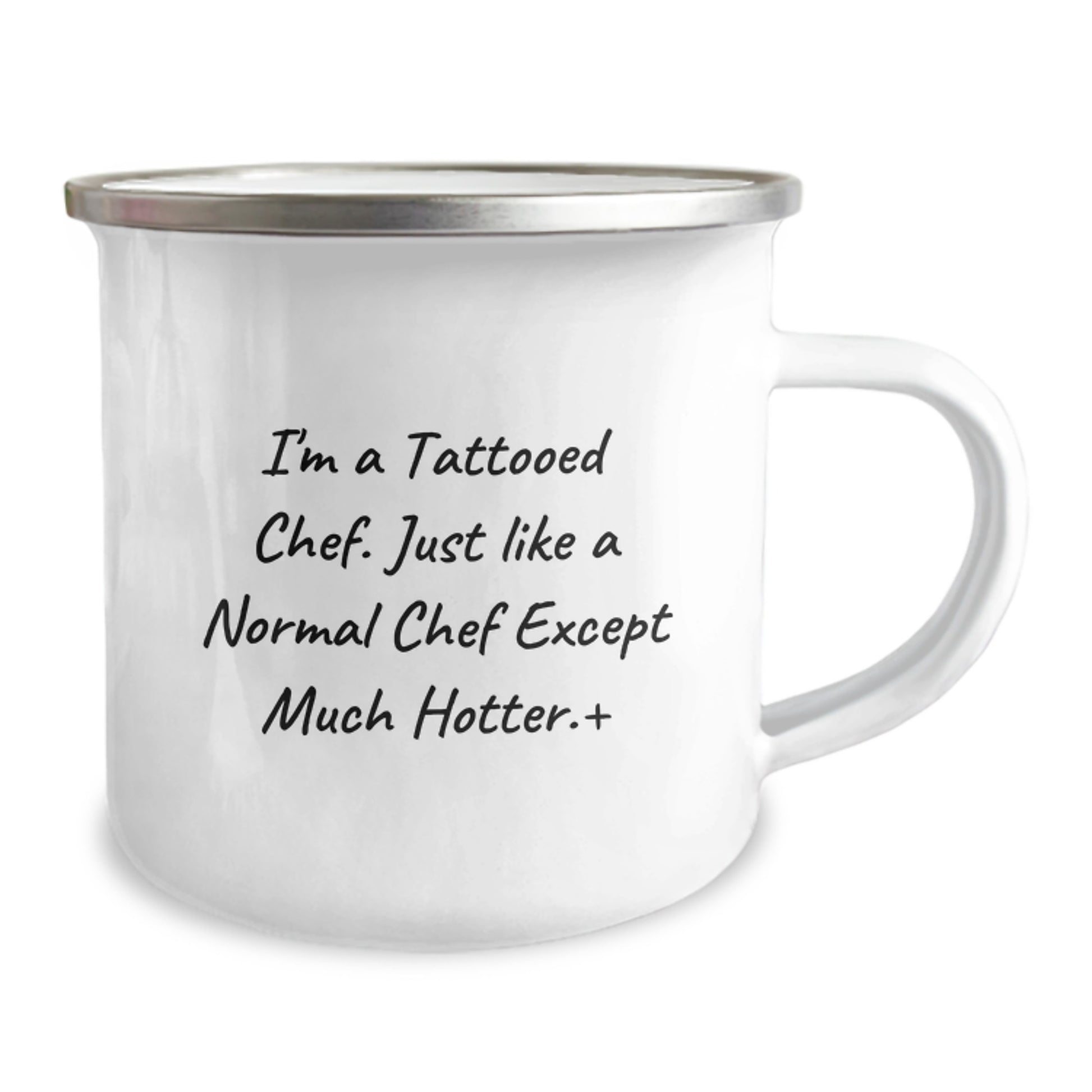 Funny Chef Gifts from Men to Friends for Christmas Unique Presents - I'm A Tattooed Chef Camping Mug - Image 2