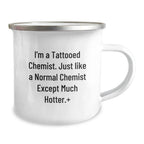 Unique Christmas Unique Gifts from Men to Women Chemist Friends with Funny Quote Camping Mug