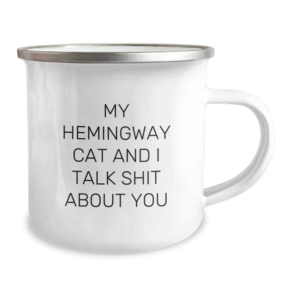 Funny Hemingway Cat Gifts from Men to Their Friends for Graduation Unique - Image 2