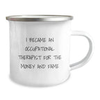 Occupational Therapist Gifts from Friends Funny Camping Mug for Birthday