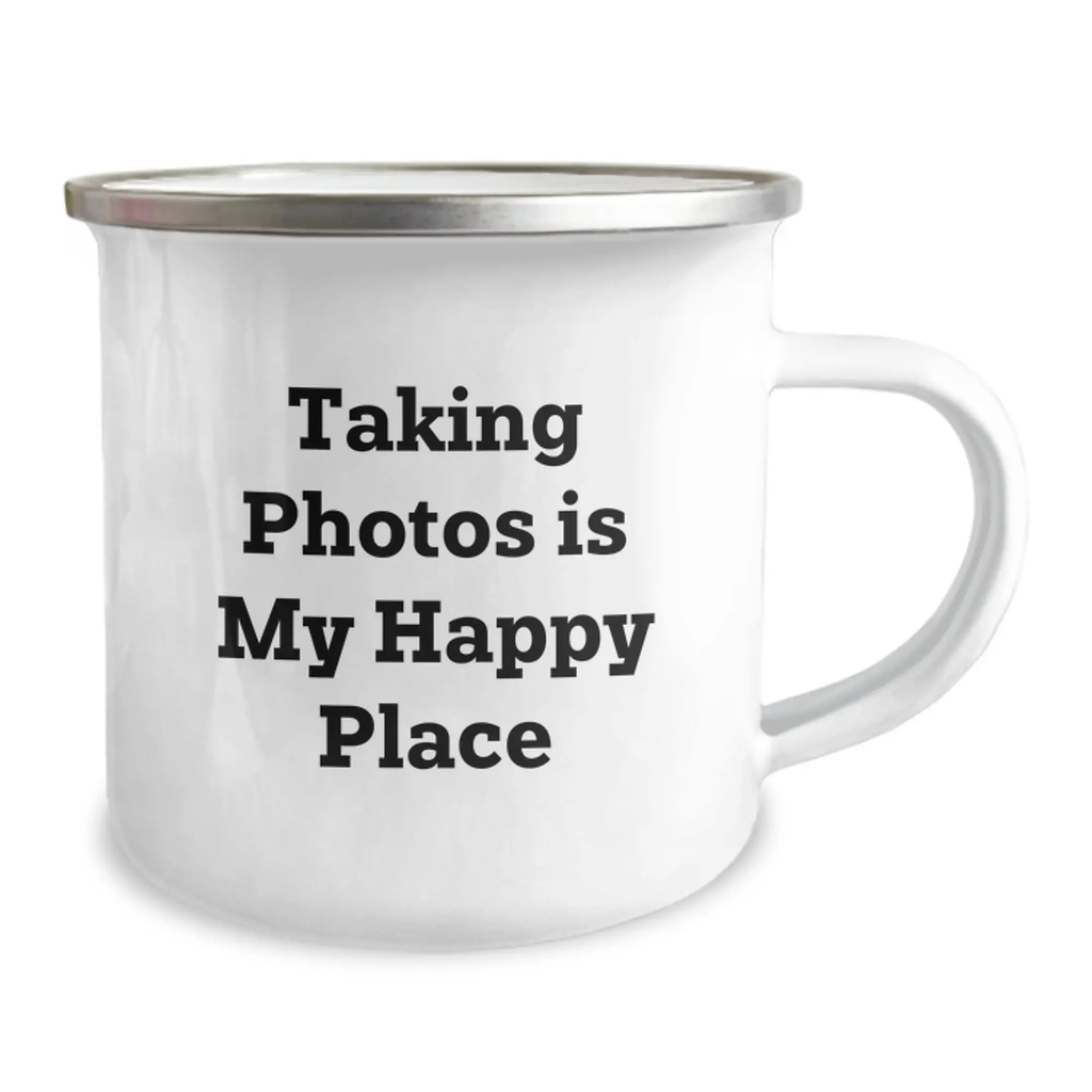 Taking Photos Gifts from Friends Funny Camping Mug Birthday Unique Gifts for Taking Photos Enthusiasts Taking Photos Is My Happy Place - Image 2