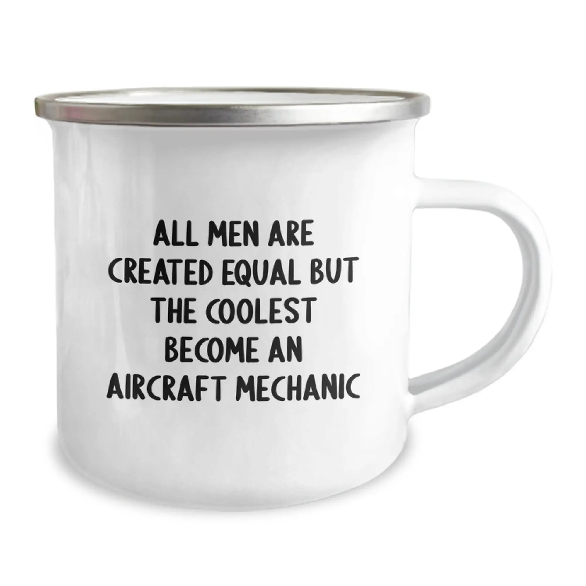 Aircraft Mechanic Camping Mug for a Best Friend Companion Birthday Gift - Image 2