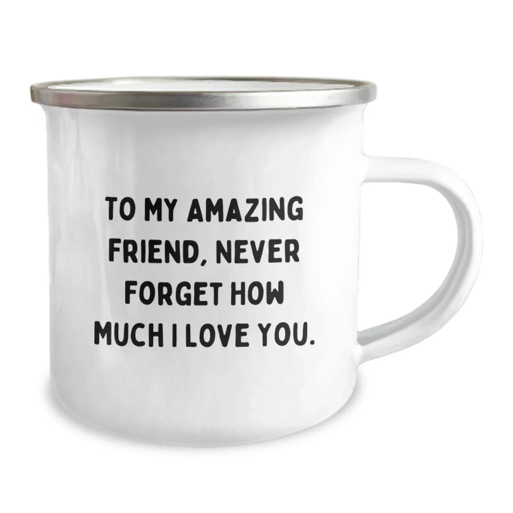 Inspirational Friend Camping Mug Gifts from Men to Women Friends on Christmas
