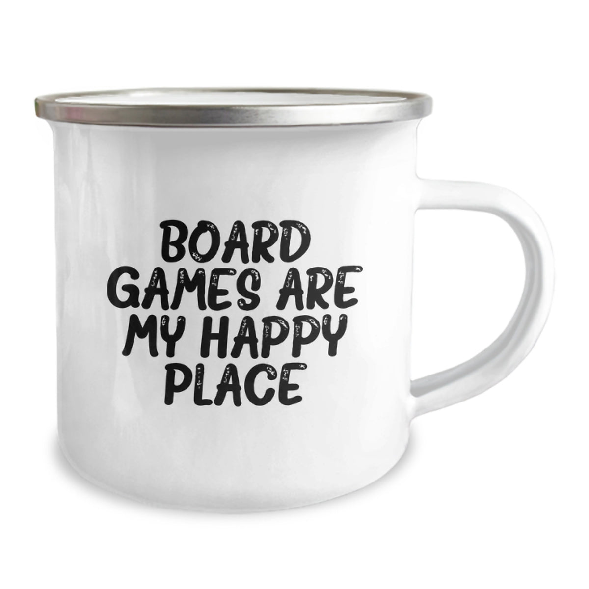 Board Game Enthusiast Camping Mug Gift for Him - Keepsake, Happy Place - Image 2
