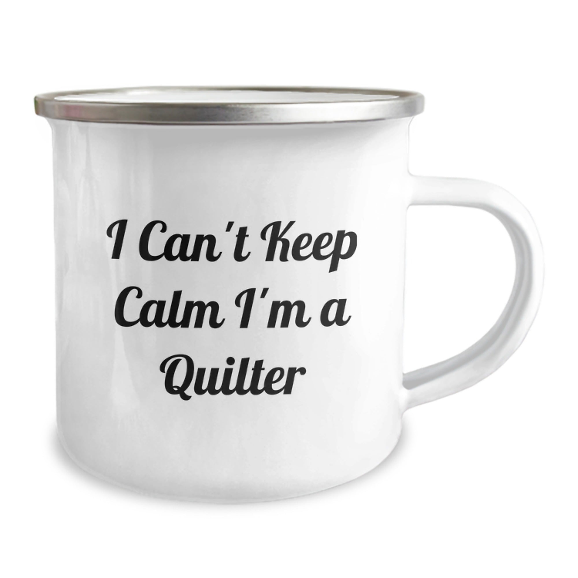 Funny Quilter Gifts, I Can't Keep Calm I'm A Quilter, Camping Mug for Birthday, Gifts from Friends, Gifts for Quilters - Image 2