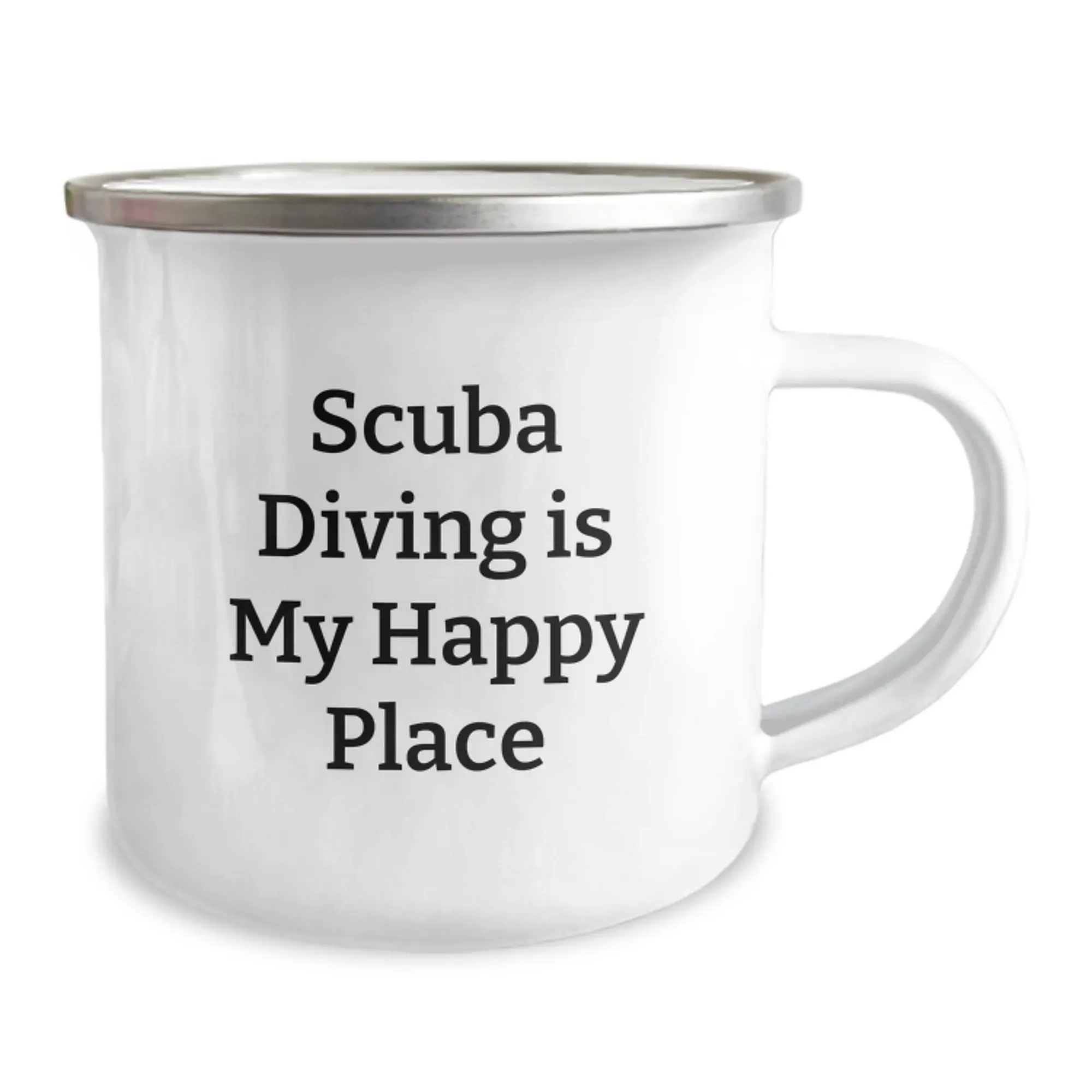 Funny Scuba Diving Gifts from Dad - Scuba Diving Is My Happy Place, Unique Father's Day Unique Gifts for Scuba Diving Men - Image 2