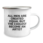Artist Keepsake Camping Mug Inspired Quote for Him Birthday Gift - Image 2