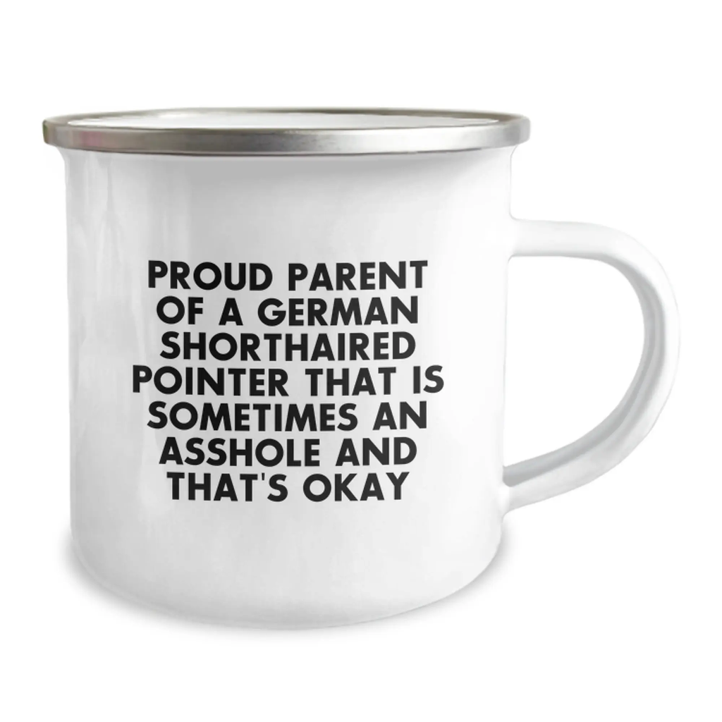 Funny German Shorthaired Pointer Dog Gifts for Men, Women, Family, or Friends - Proud Parent of a German Shorthaired Pointer Camping Mug for Graduation Unique Gifts from Loved Ones - Image 2