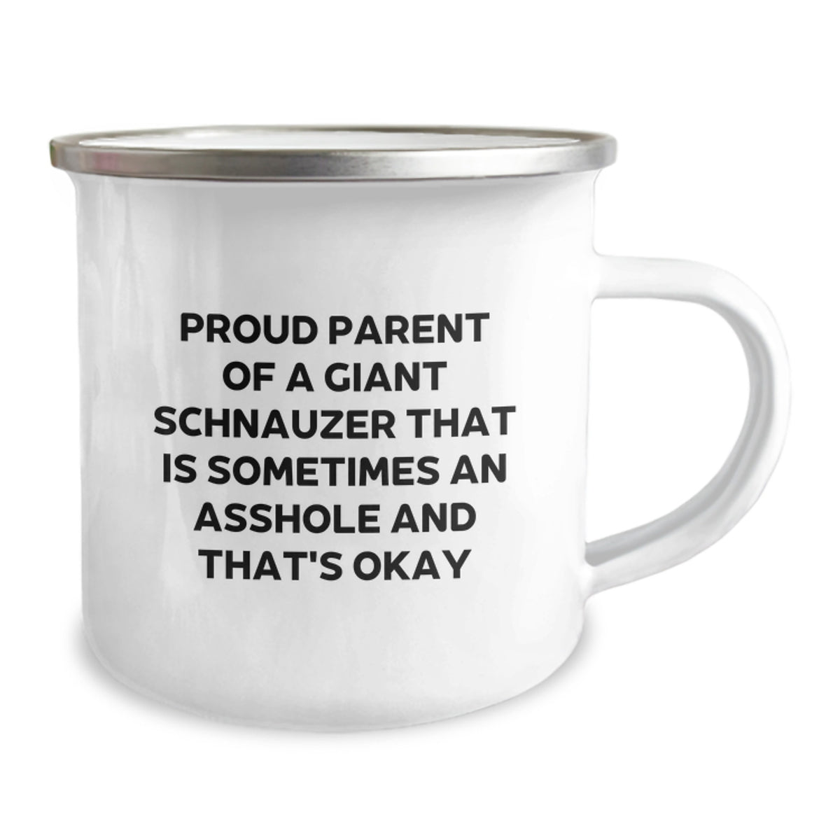 Giant Schnauzer Dog Camping Mug Gift for Him - A Humorous Keepsake - Image 2
